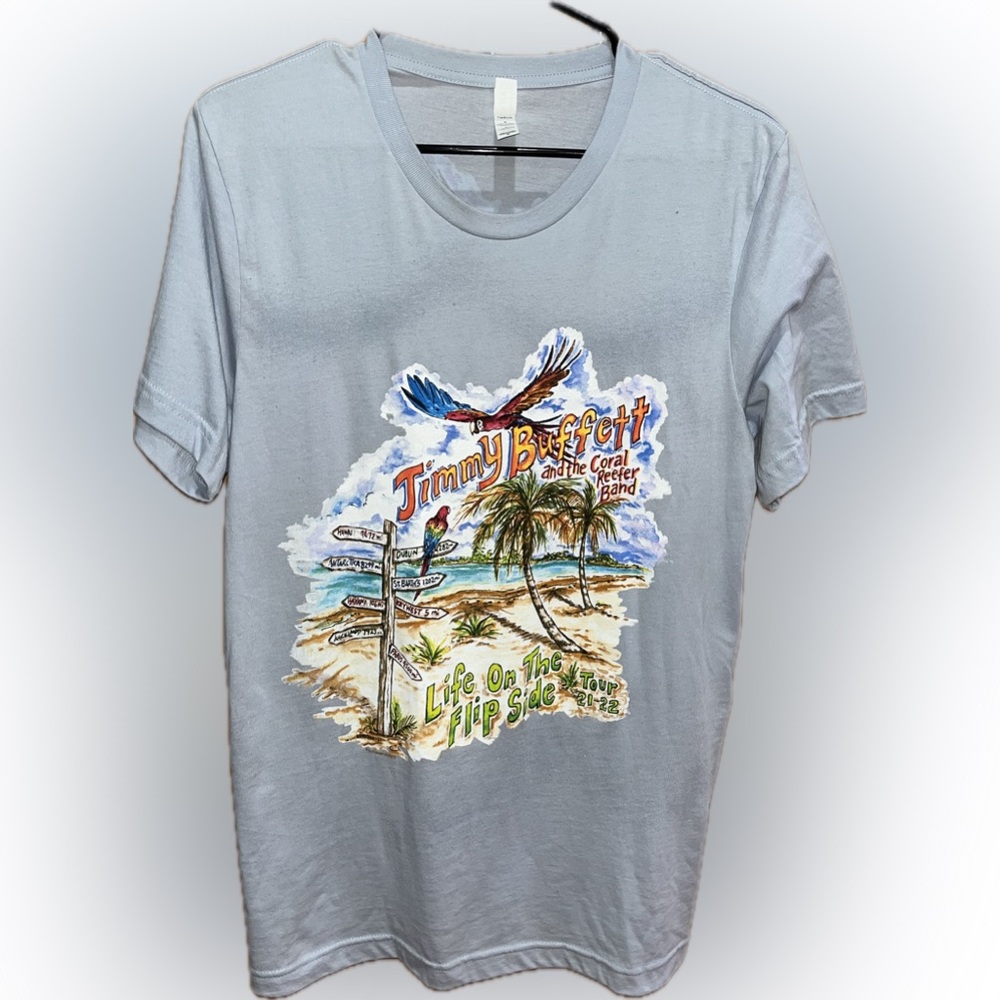 Jimmy Buffett Life on the Flip Side 2021-2022 Tour T-Shirt M